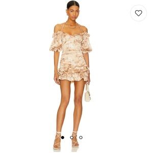 NEVER WORN Majorelle Floral Mini dress